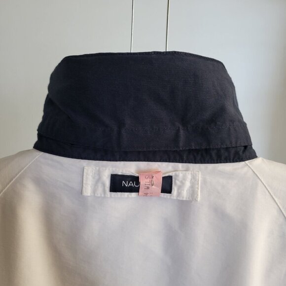 Nautica NS-83 White Zip-Up Vintage Jacket (Size: XXL) - Picture 8 of 16